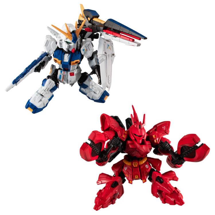 Mobility Joint Gundam RX-93FF Nu Gundam & MSN-04FF Sazabi Set without Gum