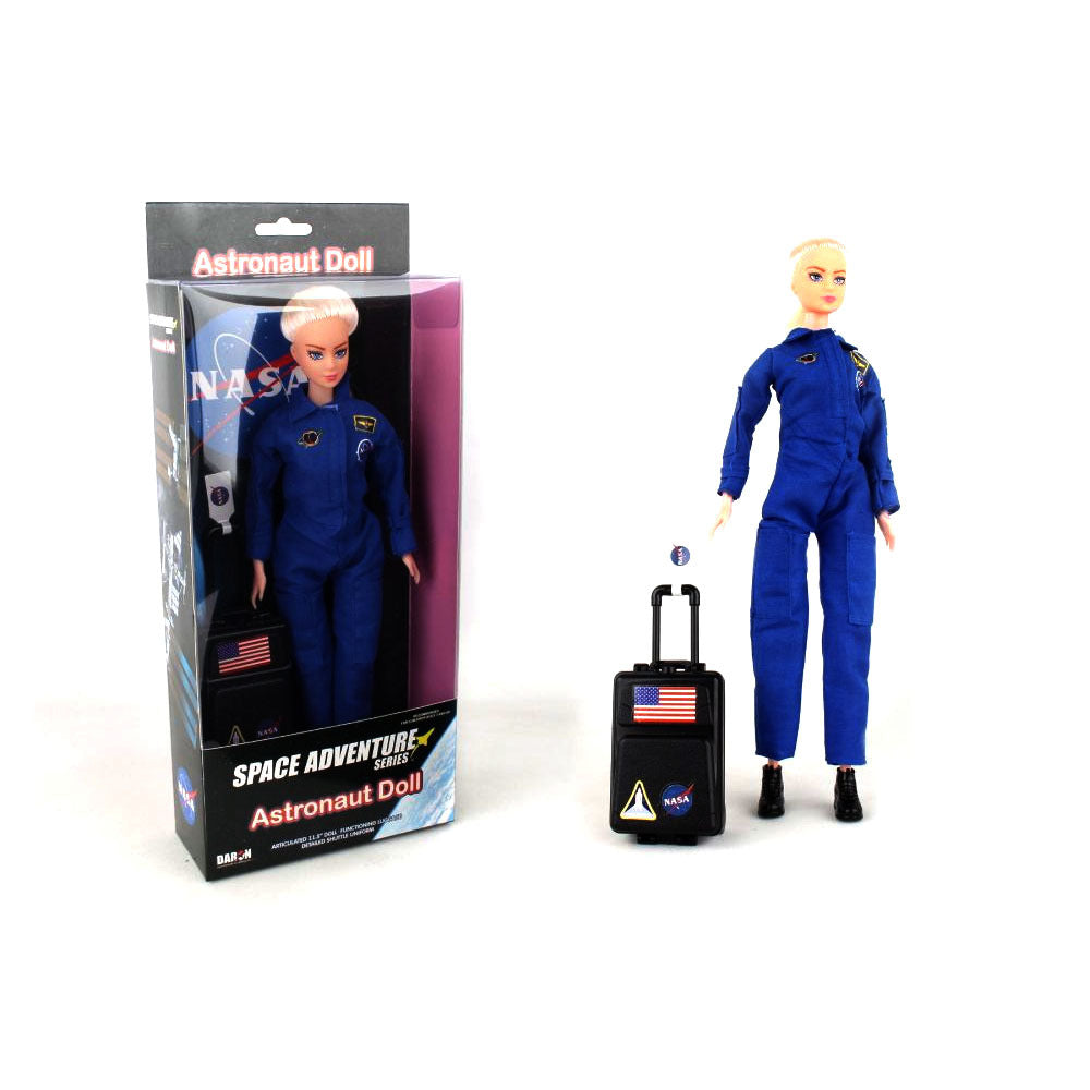 Astronaut Doll Female In Blue Suit