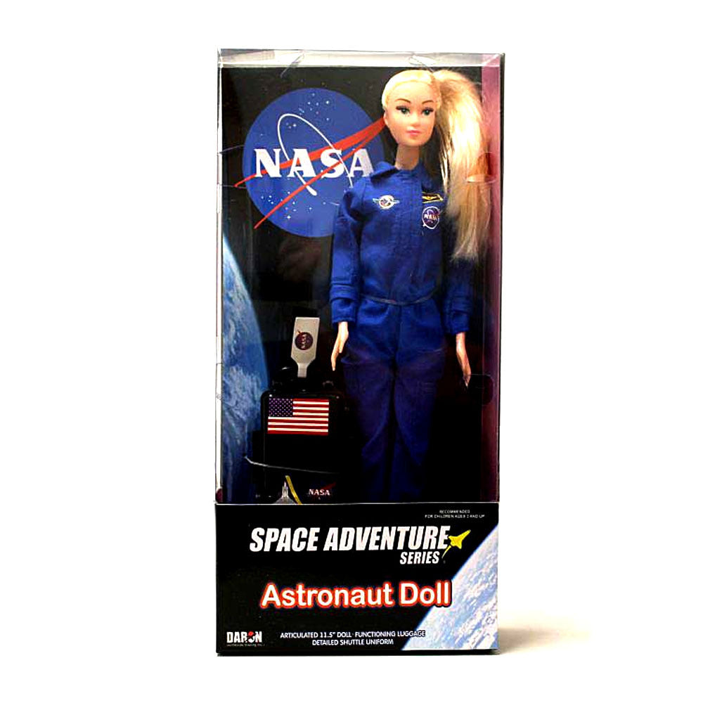 Astronaut Doll Female In Blue Suit