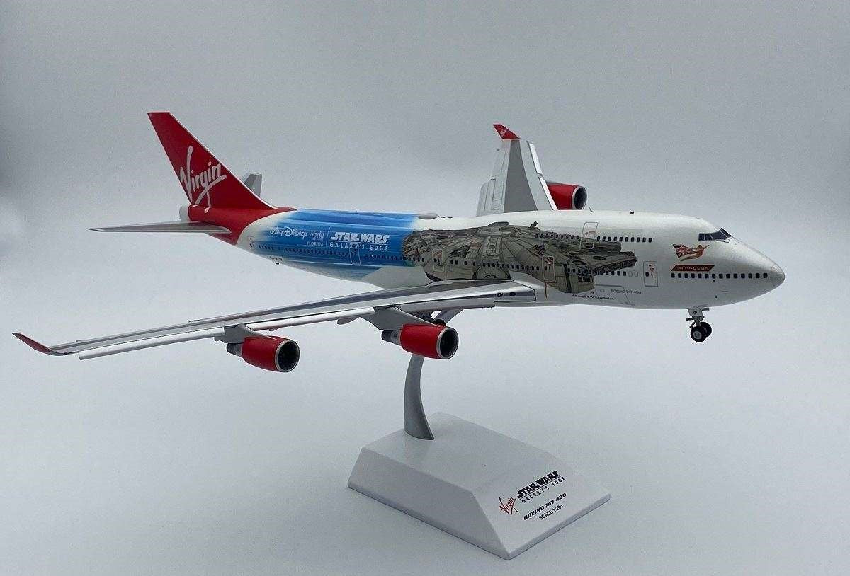 1/200 Virgin Atlantic B747-400 Star Wars Galaxy's Edge Flap Down