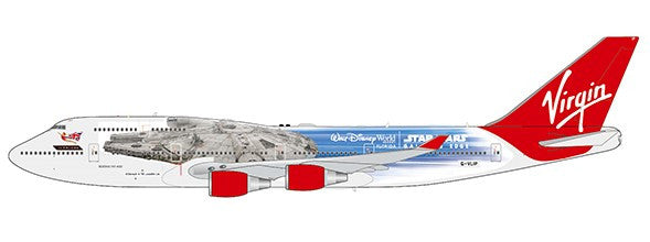 1/200 Virgin Atlantic B747-400 Star Wars Galaxy's Edge Flap Down