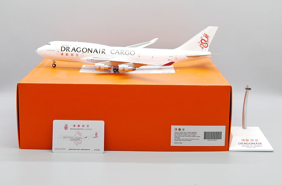 1/200 Dragonair Cargo B747-400BCF B-KAE ''CX Nose''