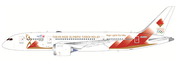 1/200 JAL B787-8Torch Relay JA837J