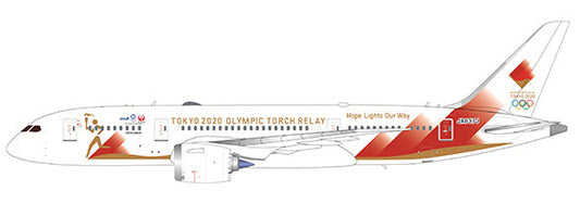 1/200 JAL B787-8Torch Relay JA837J