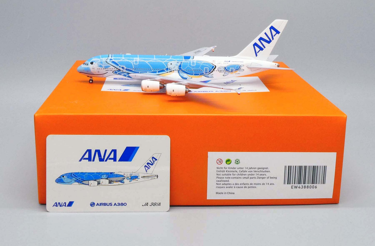 JC400 ANA Airbus A380 JA381A  - Flying Honu - Lani Livery -