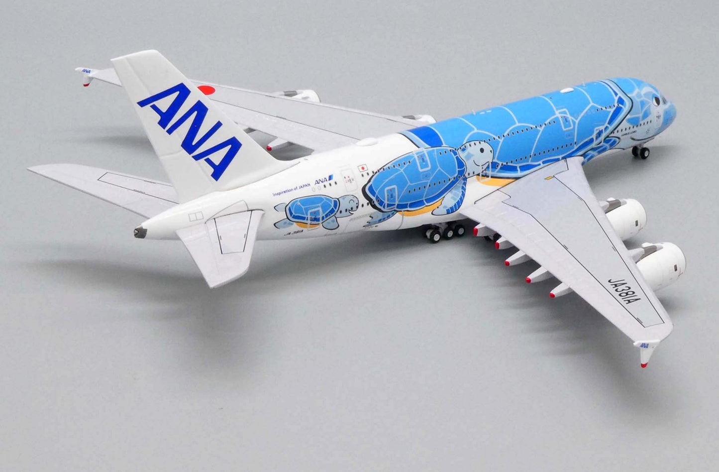 JC400 ANA Airbus A380 JA381A  - Flying Honu - Lani Livery -