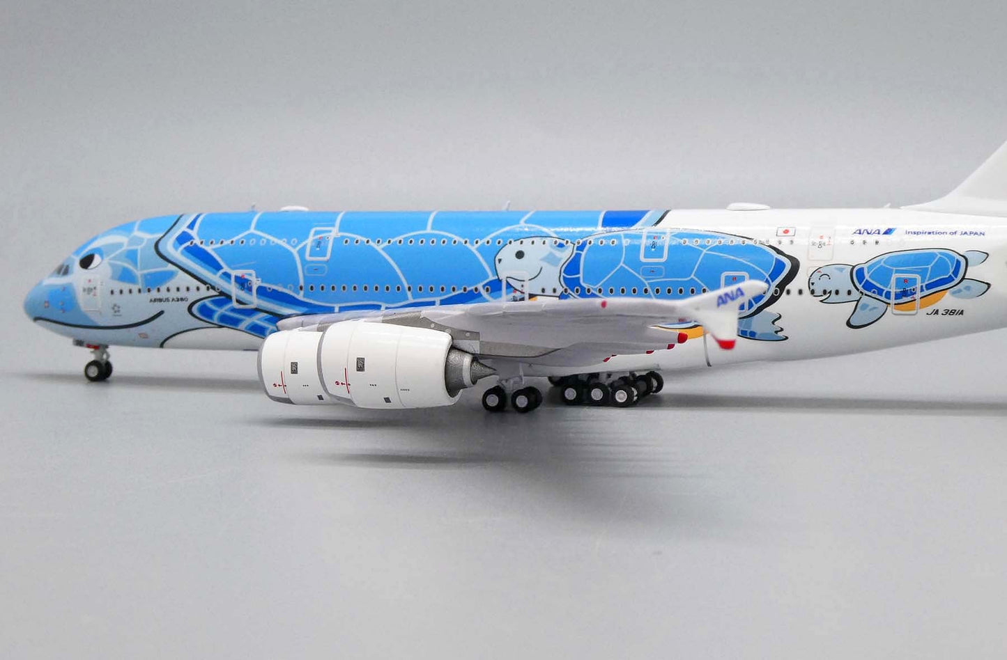 JC400 ANA Airbus A380 JA381A  - Flying Honu - Lani Livery -