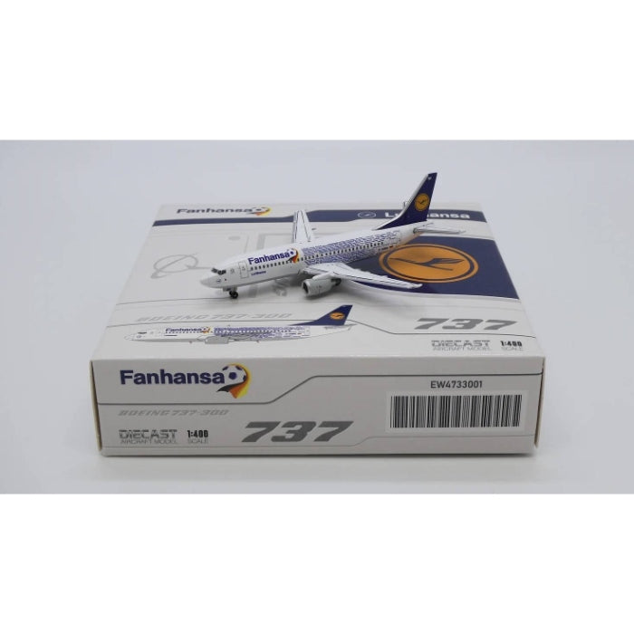 1/400 Lufthansa Boeing 737-300 "Fanhansa" Reg: D-ABEK with Antenna