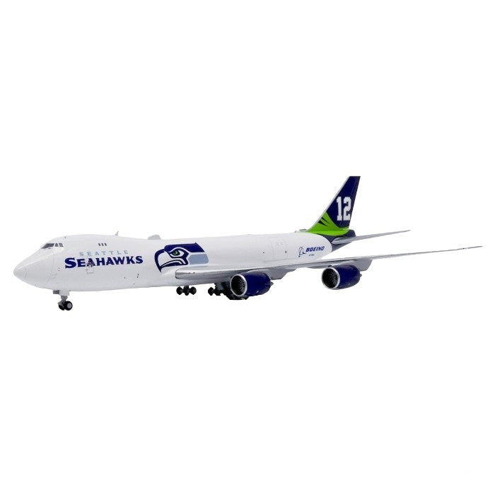 1/400 Boeing Company 747-8F "Seattle Seahawks" Reg: N770BA with Antenna