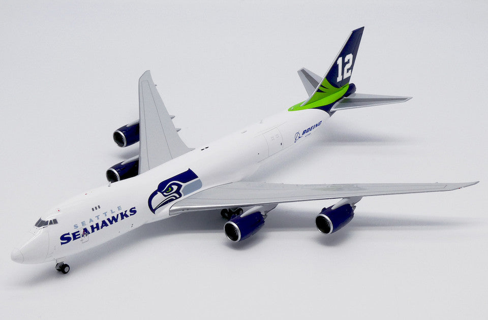 1/400 Boeing Company 747-8F "Seattle Seahawks" Reg: N770BA with Antenna