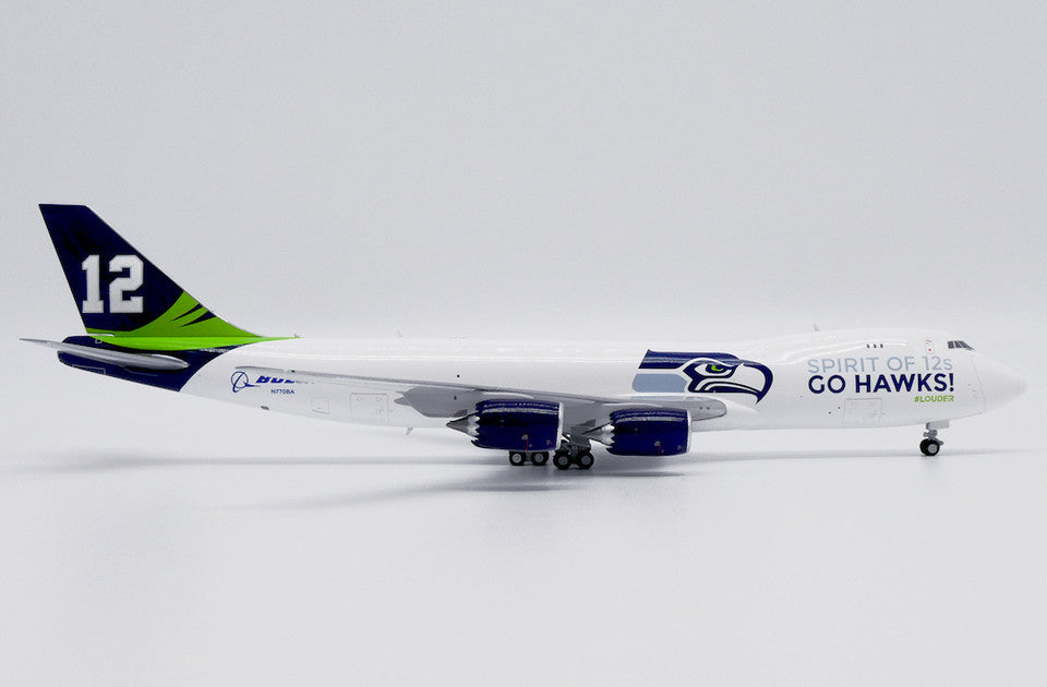 1/400 Boeing Company 747-8F "Seattle Seahawks" Reg: N770BA with Antenna