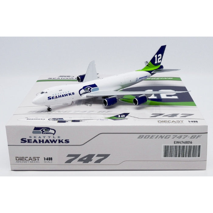 1/400 Boeing Company 747-8F "Seattle Seahawks" Reg: N770BA with Antenna