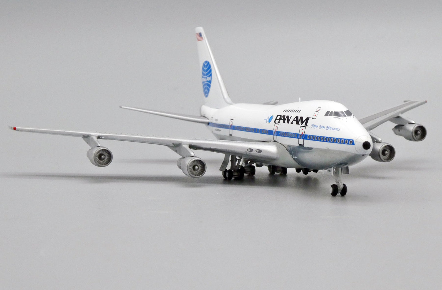 Pan Am Boeing 747SP N533PA Clipper New Horizons with Commemorative Flight 50 Logo