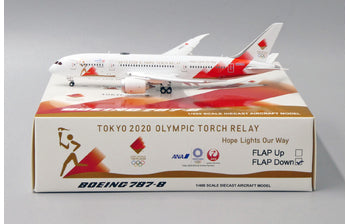 1/400 JAL B787-8Torch Relay JA837J