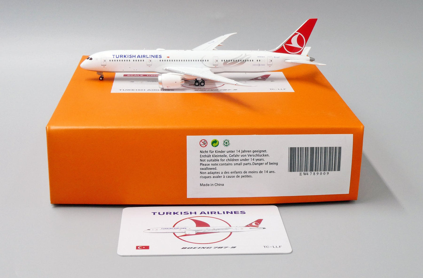 1/400 Turkish Airliners B787-9 TC-LLF