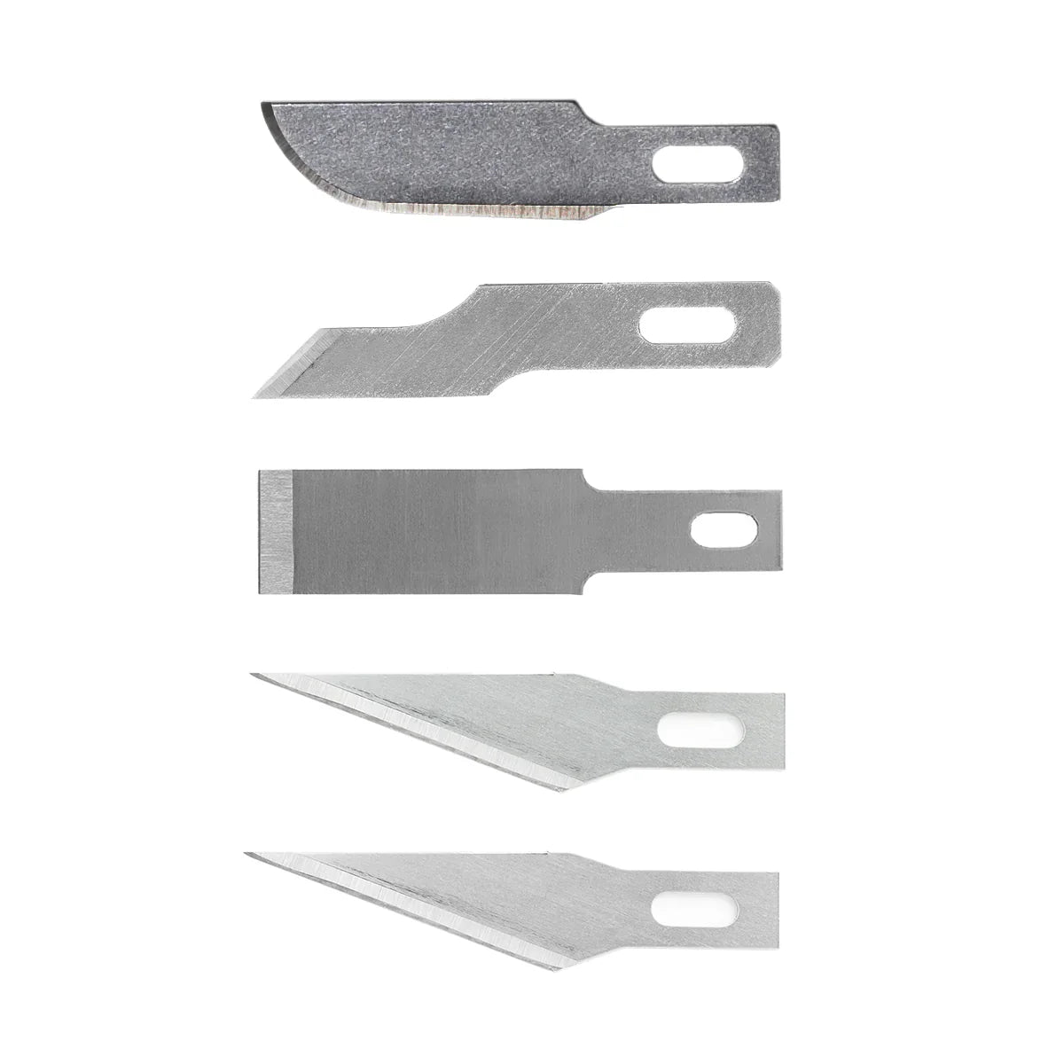 5 Assorted light Duty Blades Carded