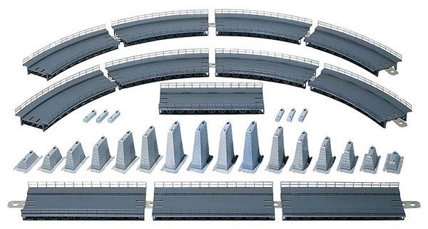 HO Up & Over Bridge Set