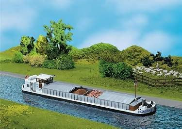 HO River Cargo Boat w/Dwelling Cabin