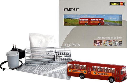 HO Car System Start Set MB O317k Bus Jagermeister