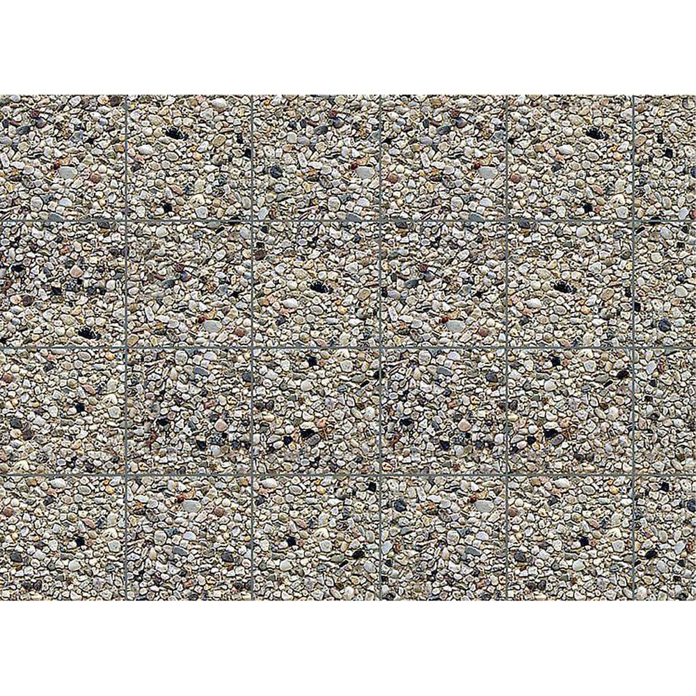 HO Wall Card Exposed Aggregate Concret