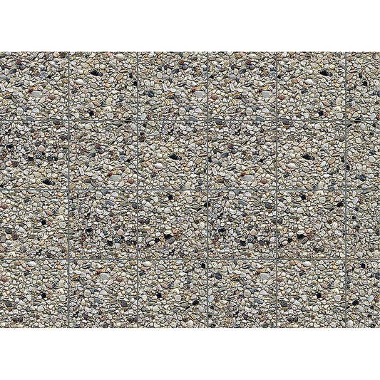 HO Wall Card Exposed Aggregate Concret