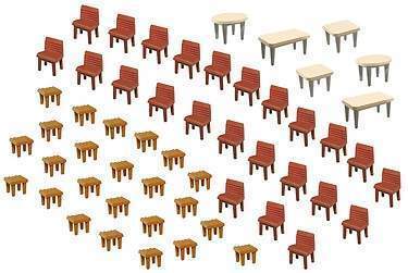 Tables (7) & Chairs  (48)