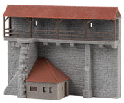 HO Old Town Wall with Extension
