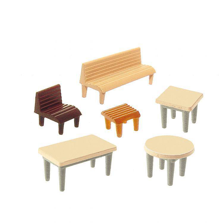 N Tables 7 Chairs 24 Benches 12