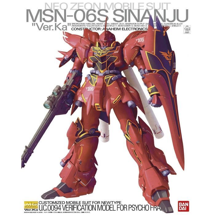 1/100 MG MSN-06S Sinanju Ver. Ka