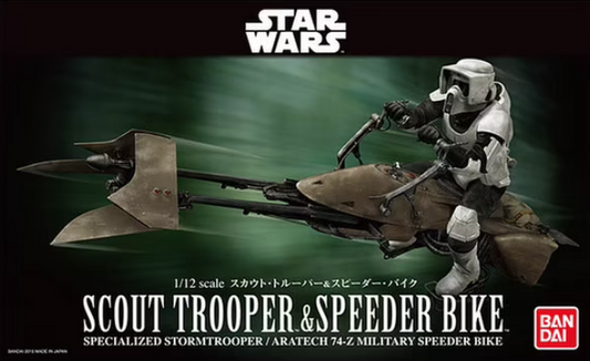 1/12 SCOUT TROOPER and SPEEDER BIKE