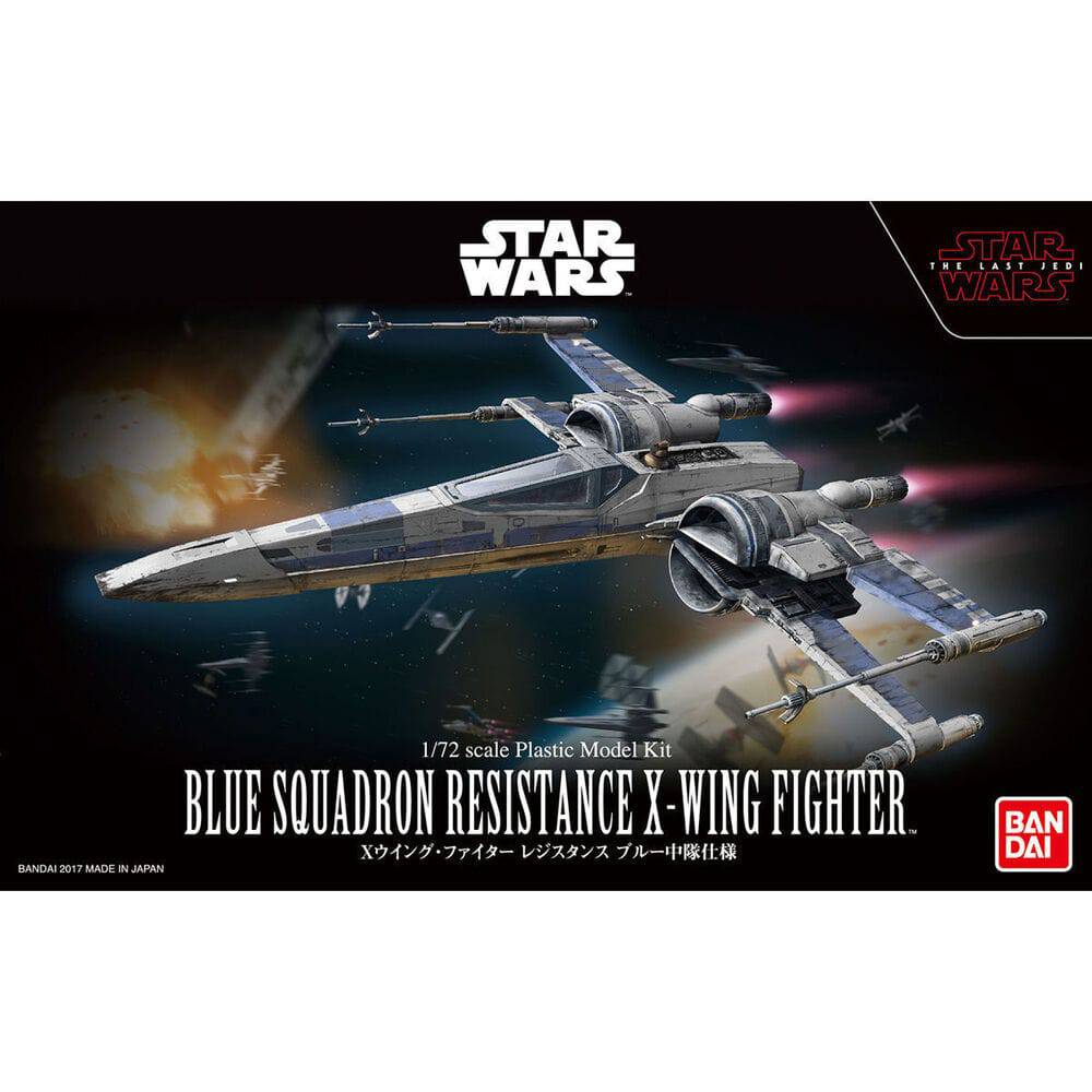 1/72 BLUE SQUADRON RESISTANCE X-WING FIGHTER