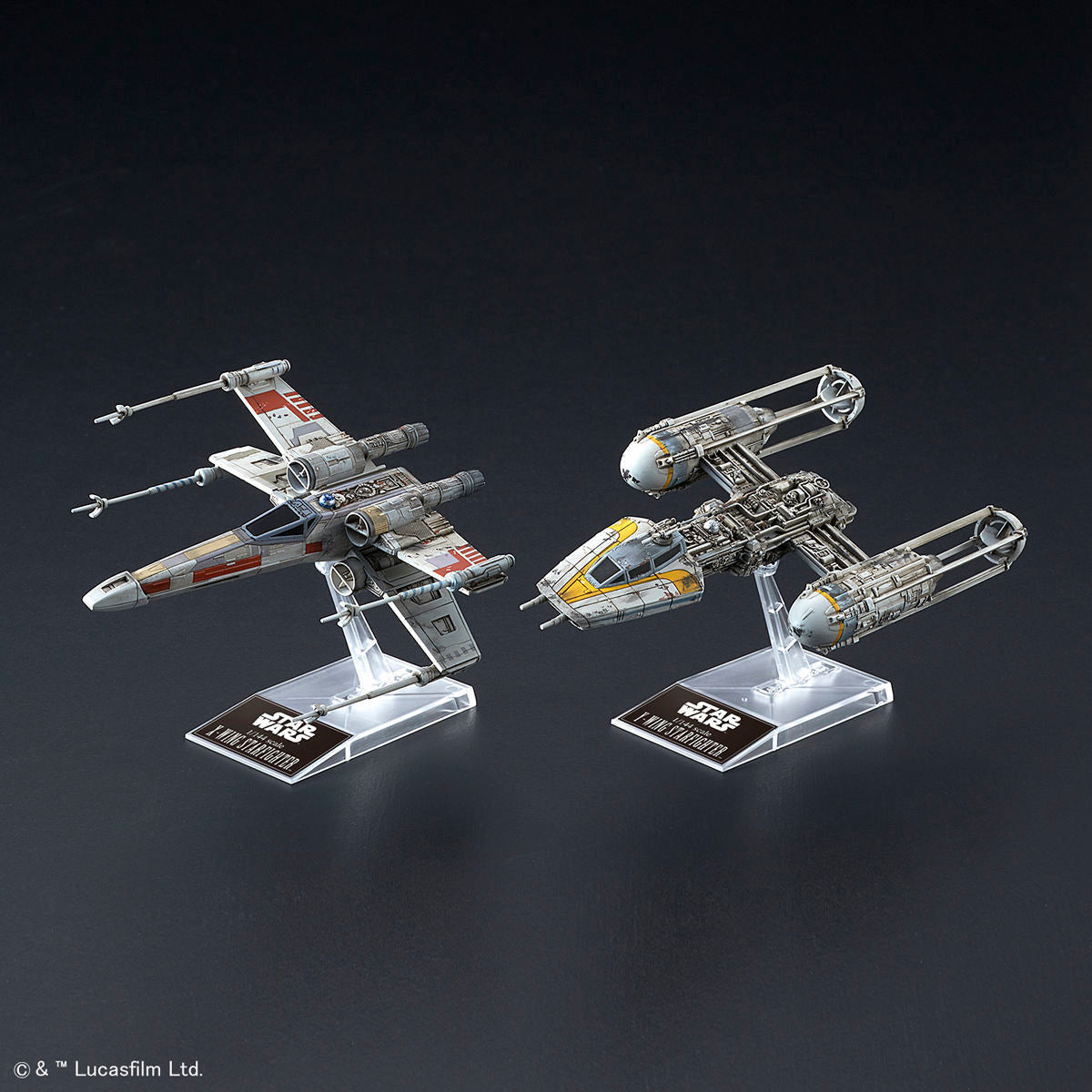 1/144 X-WING STARFIGHTER & Y-WING STARFIGHTER