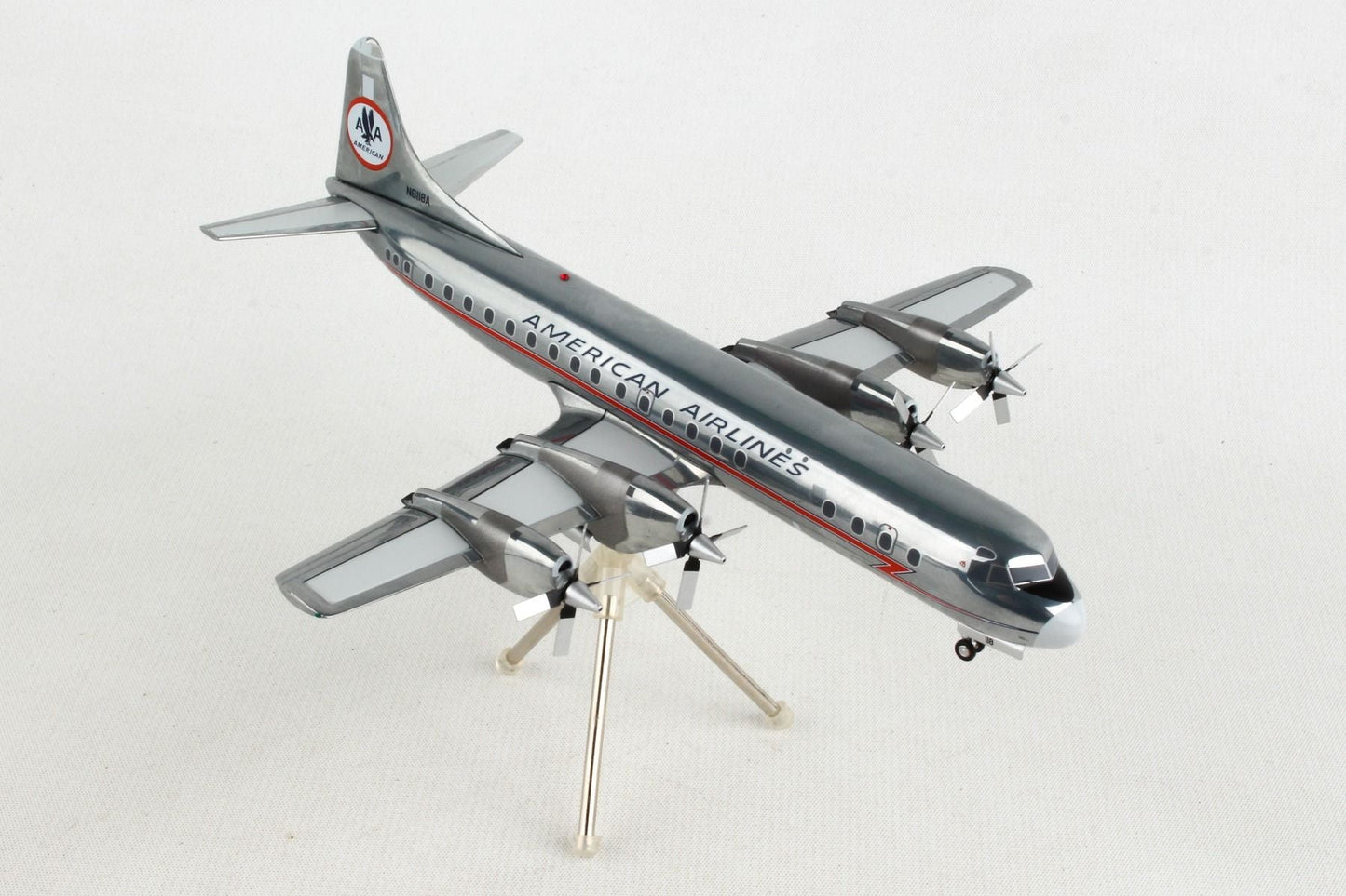 1/200 American Airlines L-188A Electra N6118A polished Astrojet livery