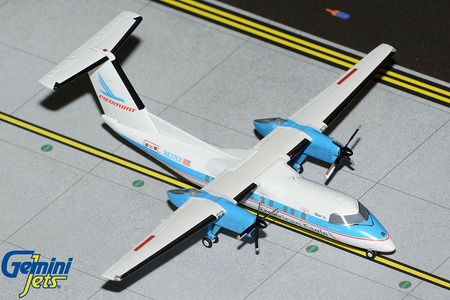 1/200 American Eagle Dash 8 Q100 N837EX Piedmont Airlines Retro Livery