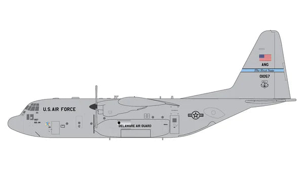 1/200 US Air Force C-130H Hercules  - Delaware ANG -  90-1057