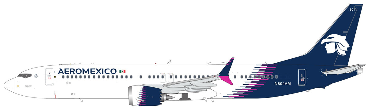 1/200 Aeromexico B737 MAX 9 N804AM (New Livery)