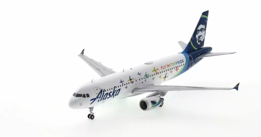 1/200 Alaska Airlines A320-200 N854VA  Fly With Pride?