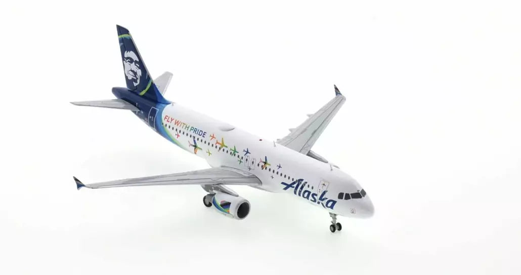 1/200 Alaska Airlines A320-200 N854VA  Fly With Pride?