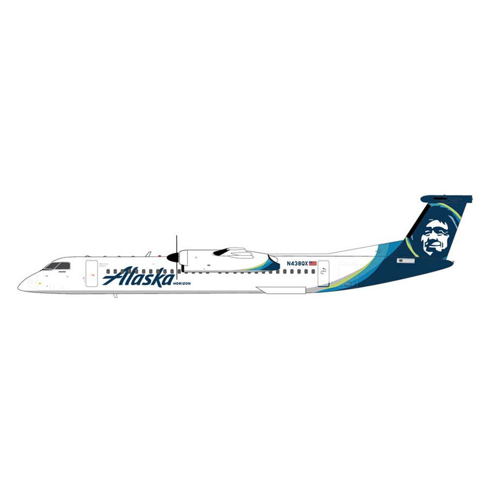 1/200 Alaska Dash-8 Q400 N438QX New Liv