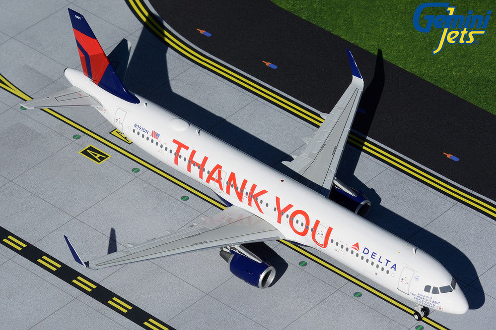 1/200 Delta Air Lines A321-200 N391DN  - Thank You -