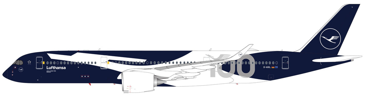 1/200 Lufthansa A350-900 D-AIXL "100" years livery
