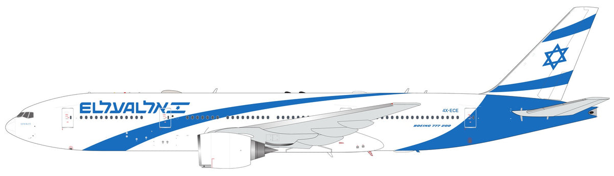 1/200 El Al Israel Airlines B777-200ER 4X-ECE