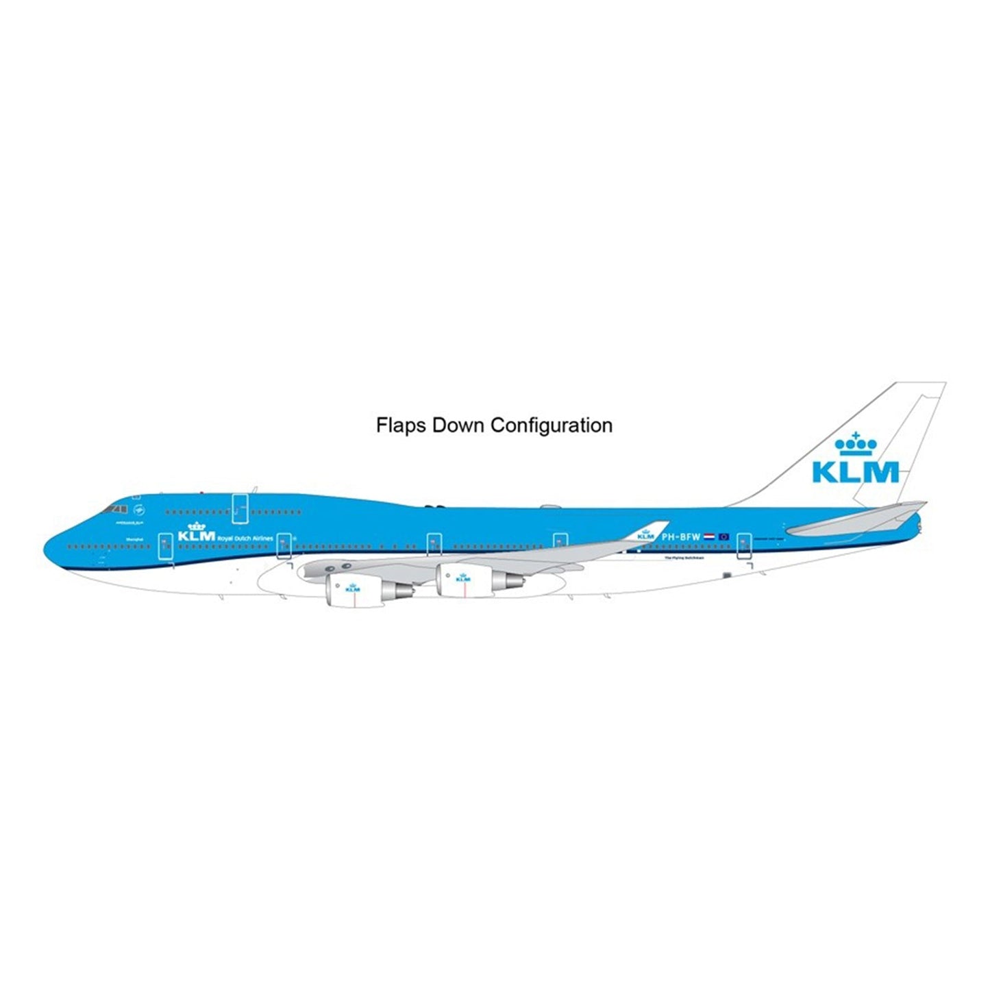 1:200 KLM B747-400(M) PH-BFW