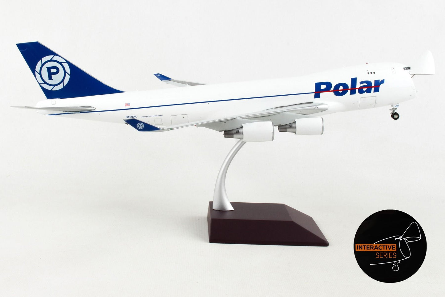 1/200 Polar Air Cargo B747-400F N450PA Interactive Series