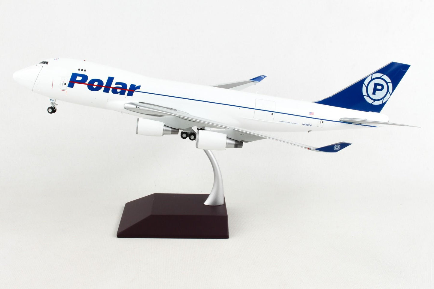 1/200 Polar Air Cargo B747-400F N450PA Interactive Series