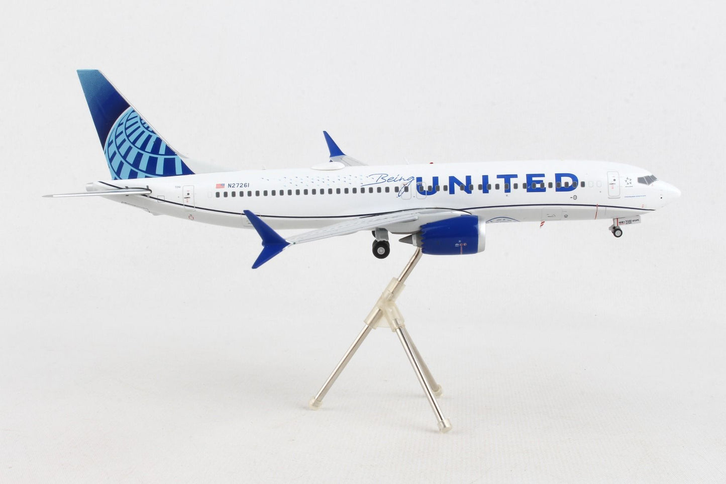 1/200 United Airlines B737 MAX 8 "Being United" N27261