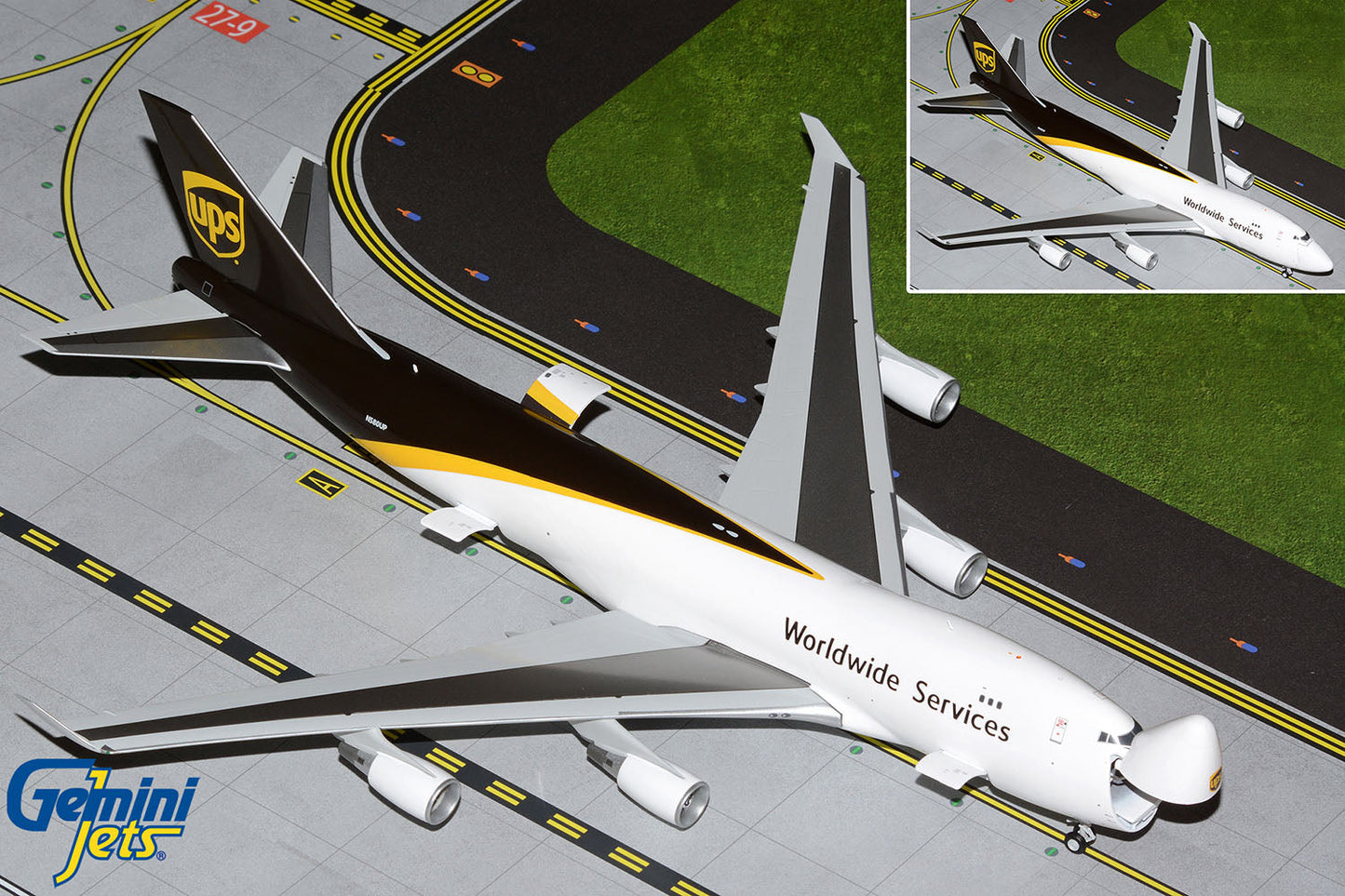 1/200 UPS Airlines B747-400FSCD N580UP Interactive Series