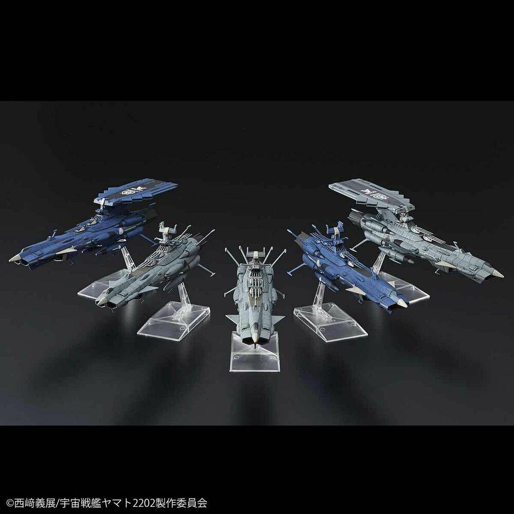 SPACE BATTLESHIP YAMATO 2202 MECHA COLLECTION U.N.C.F. A-class SET