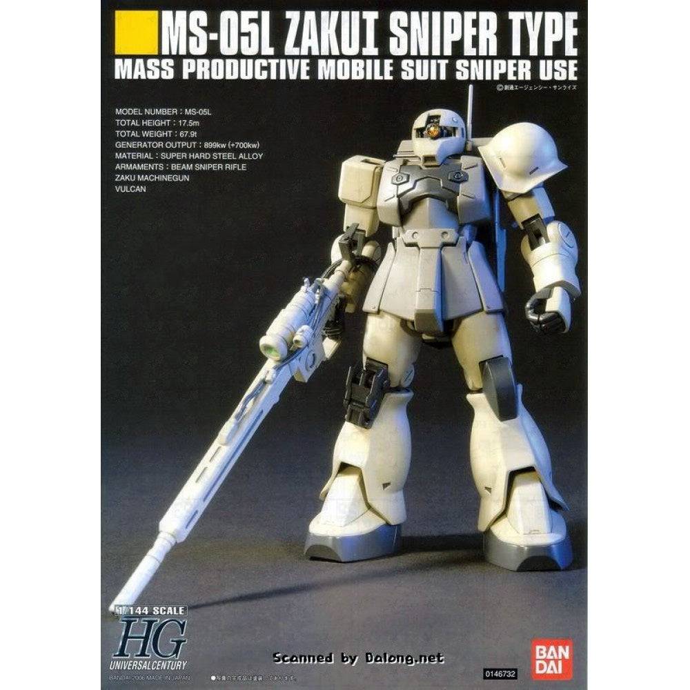 1/144 HGUC ZAKU I SNIPER TYPE