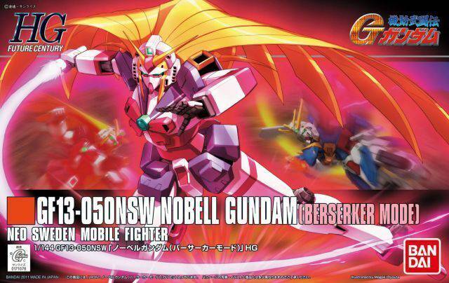 HGFC 1/144 NOBELL GUNDAM (BERSERKER MODE)